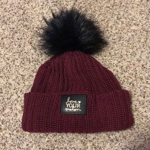 Love your Melon pom beanie